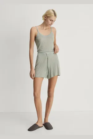 MANGO Pyjama shorts with pointelle detail