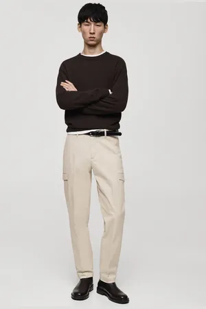MANGO Regular fit cotton cargo pants