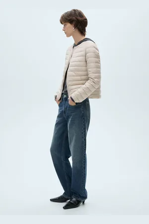MANGO Short padded anorak with pockets