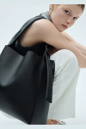 MANGO Shopper bag with buckle