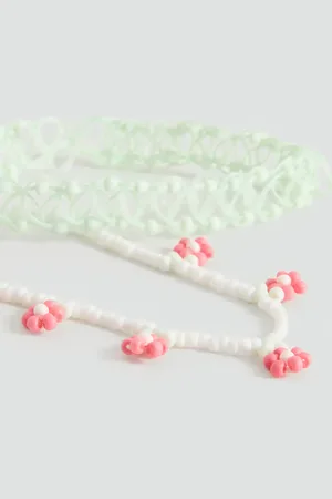 MANGO Set 2 combined necklaces