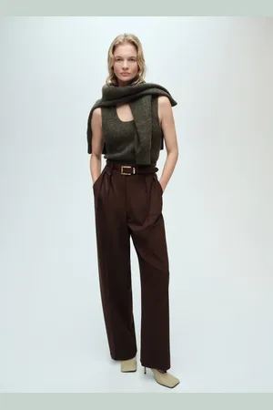 MANGO Knitted cropped top