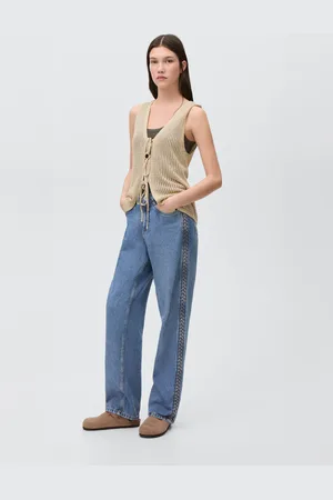 MANGO Openwork knitted waistcoat
