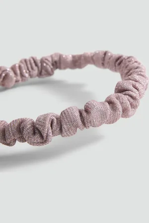 MANGO Sparkly Ruched Headband