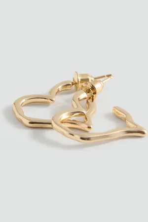 MANGO Heart-shape earrings