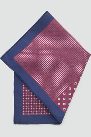 MANGO 100% silk pocket square