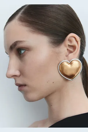 MANGO Combined-shape earrings