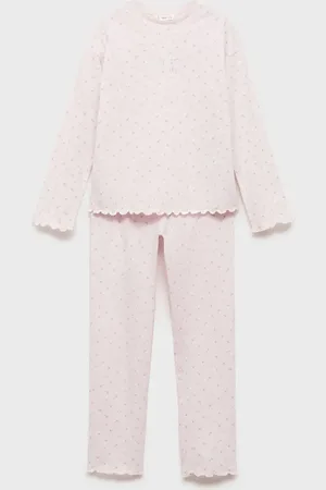 MANGO Printed long pyjamas
