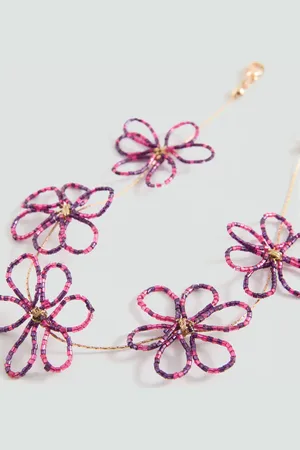 MANGO Flower bead necklace