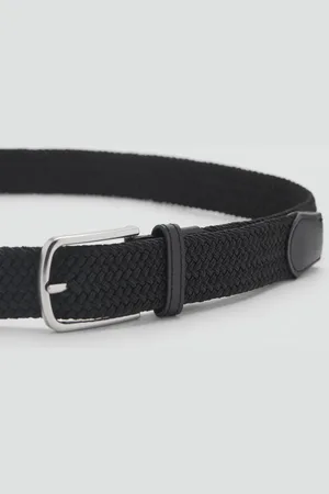 MANGO Braided elastic belt