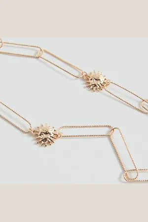 MANGO Intertwined necklace