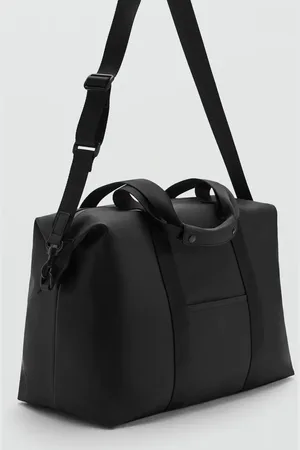 MANGO Rubberised bowling bag