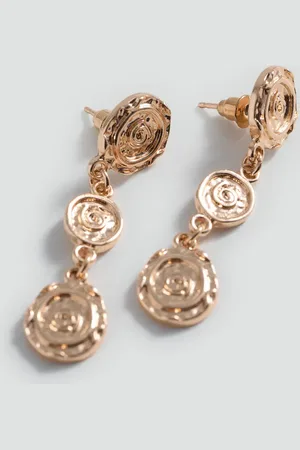 MANGO Coin pendant earrings