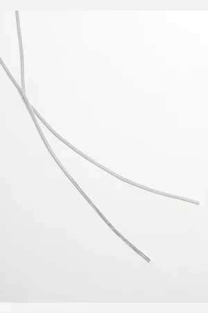 MANGO Long triple necklace