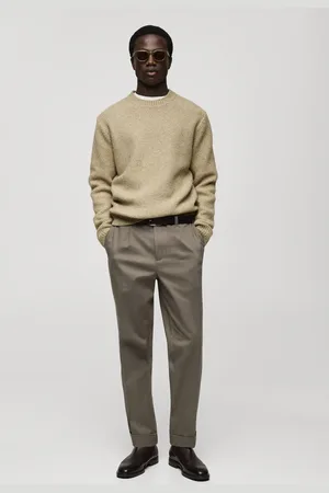 MANGO Structured knitted sweater