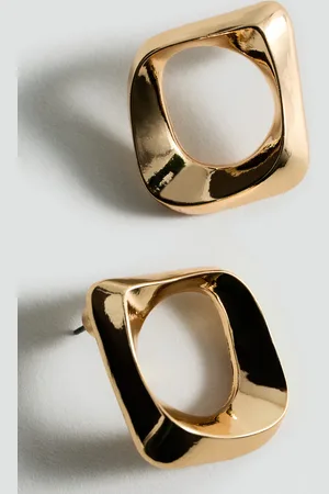 MANGO Geometric earrings