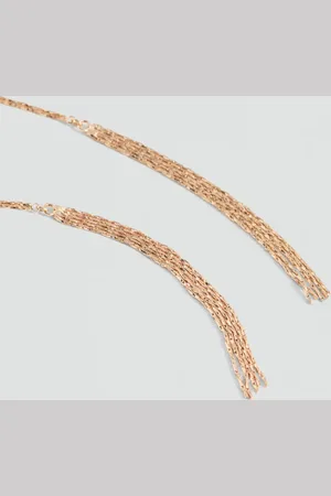 MANGO Slim waterfall necklace