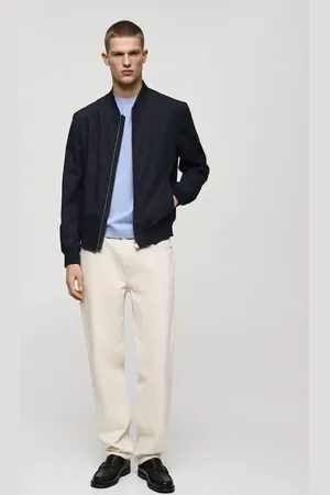 MANGO 100% cotton bomber jacket