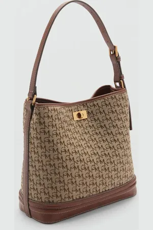 MANGO Shopper bag with printed logo