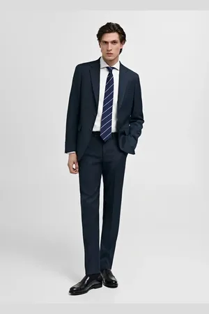 MANGO Milan slim-fit suit trousers