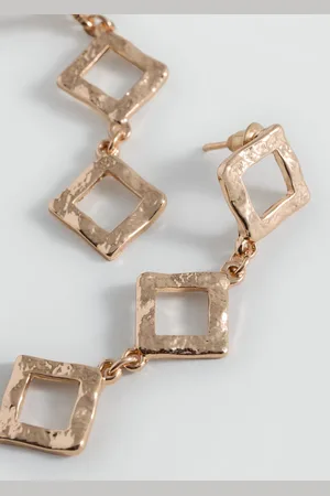 MANGO Rhombus earrings