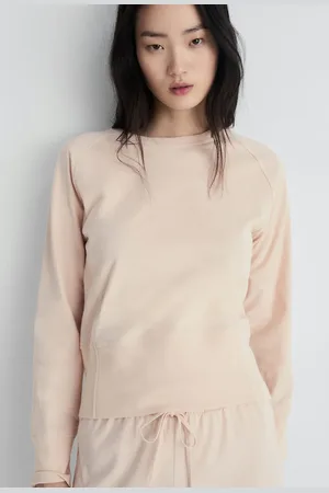 MANGO Cotton sweatshirt with soft finish