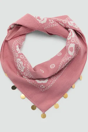 MANGO Check printed scarf
