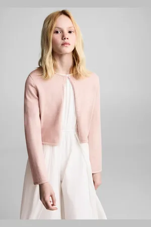 MANGO Fine-knit cotton cardigan