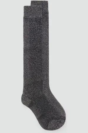 MANGO Lurex long socks