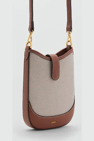MANGO Canvas crossbody mobile case