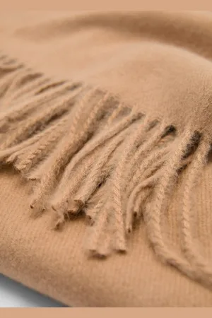 MANGO Fringed edge scarf