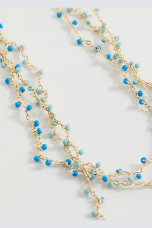 MANGO Pendant triple necklace