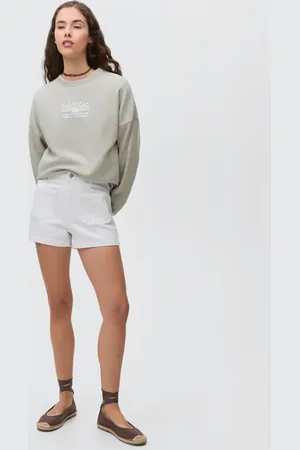 MANGO Printed cotton sweatshirt