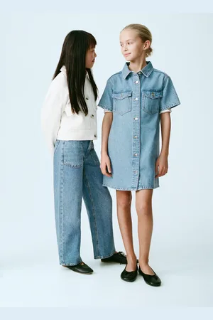MANGO Short denim dress
