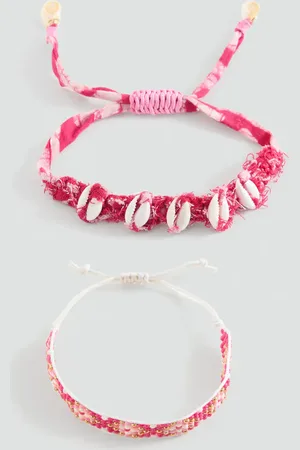 MANGO Faceted crystal bracelet