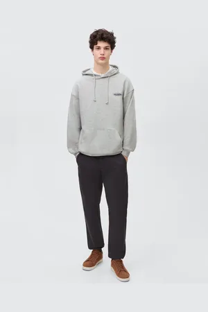 MANGO Printed cotton sweatshirt