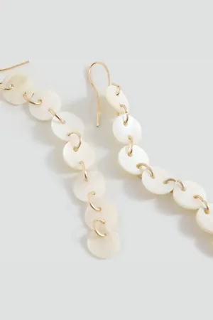 MANGO Nacre earrings