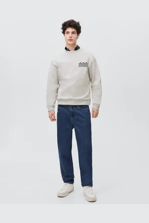 MANGO Printed cotton sweatshirt