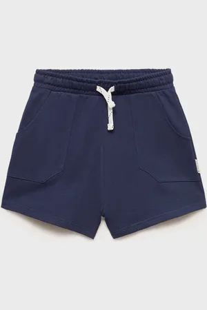 MANGO Cotton shorts with elastic waist