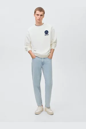 MANGO Message cotton sweatshirt