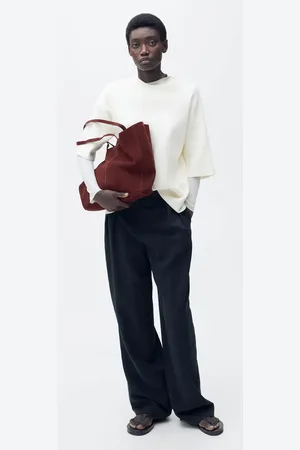 MANGO Suede shopper bag