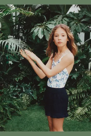 MANGO Tropical print swimsuit