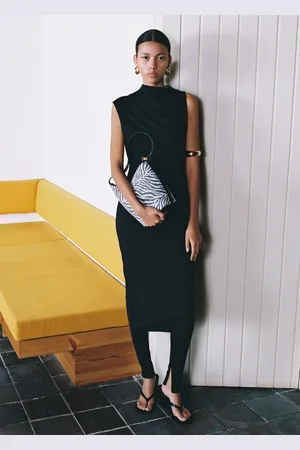 MANGO Large zebra-print bucket bag