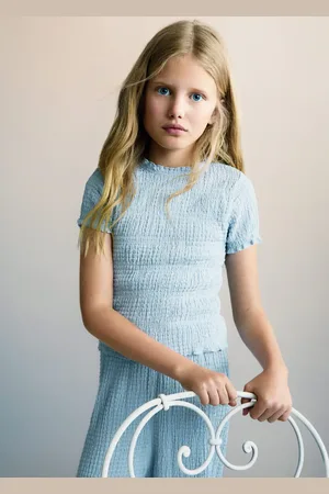 MANGO Short-sleeved t-shirt with ruffles