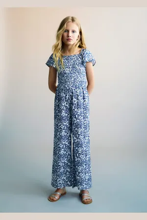 MANGO Long printed jumpsuit