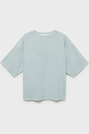 MANGO Terry cotton overdyed sweatshirt