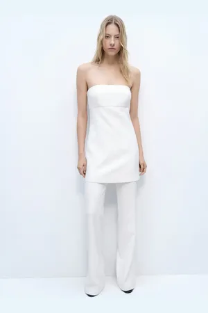 MANGO Combined strapless jumpsuit