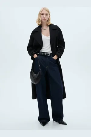MANGO Maxi lapel Manteco wool coat