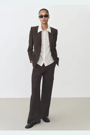 MANGO Soft cargo trousers