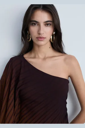 MANGO Stone pendant earrings